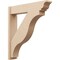 Ekena Millwork 8-in W x 38-in D x 42-in H Funston Trad Rough Cedar Woodgrain TimberThane Outlooker, Primed Tan OUTUR080X38X42FST04RCPR - alternate 1